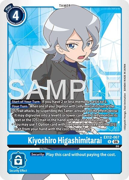 Image for Kiyoshiro Higashimitarai [EX12-067 R] - Digimon Card Game
