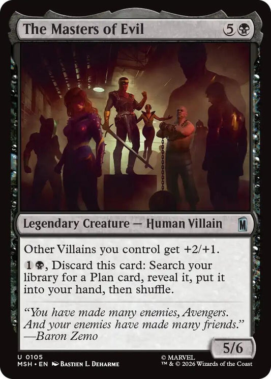 Image for The Masters of Evil [105] - Magic: The Gathering