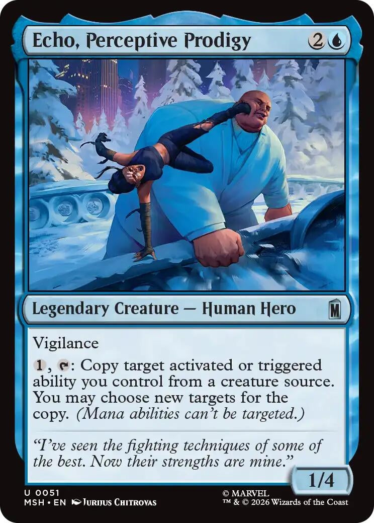 Image for Echo, Perceptive Prodigy [51] - Magic: The Gathering