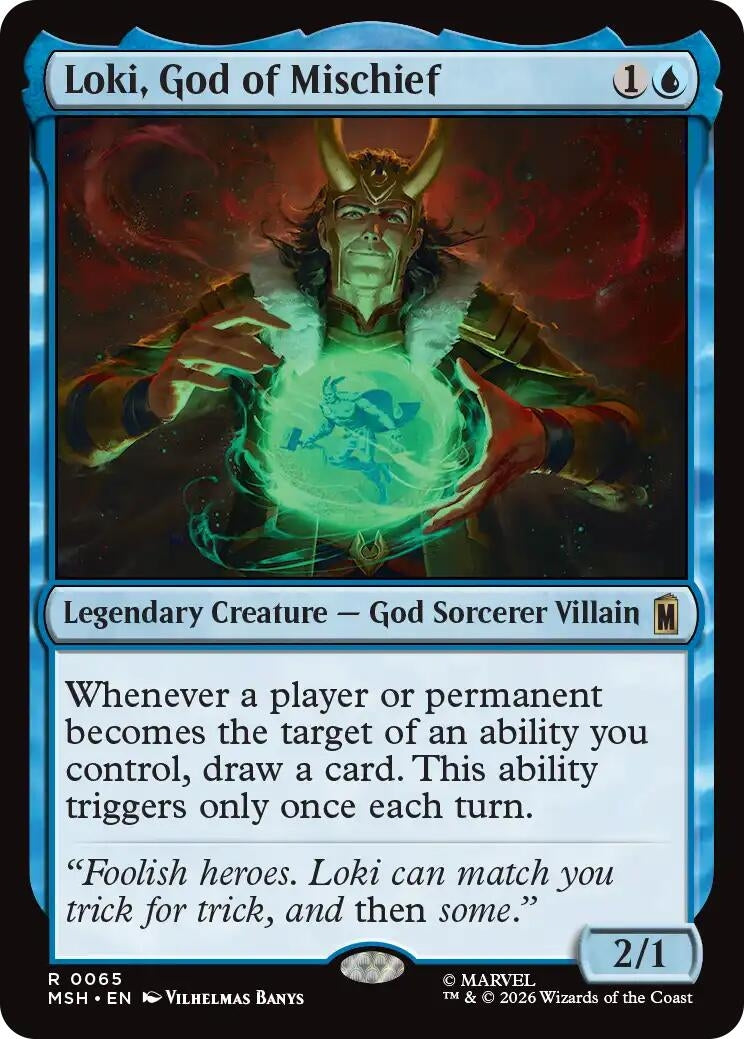 Image for Loki, God of Mischief [65] - Magic: The Gathering