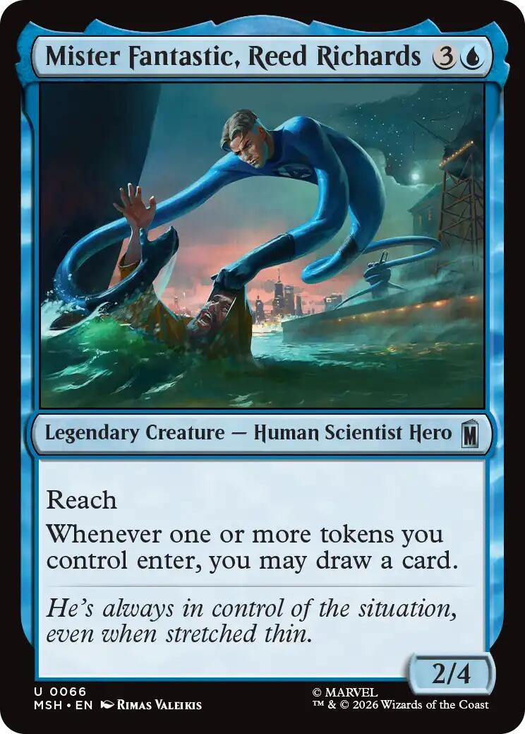Image for Mister Fantastic, Reed Richards [66] - Magic: The Gathering