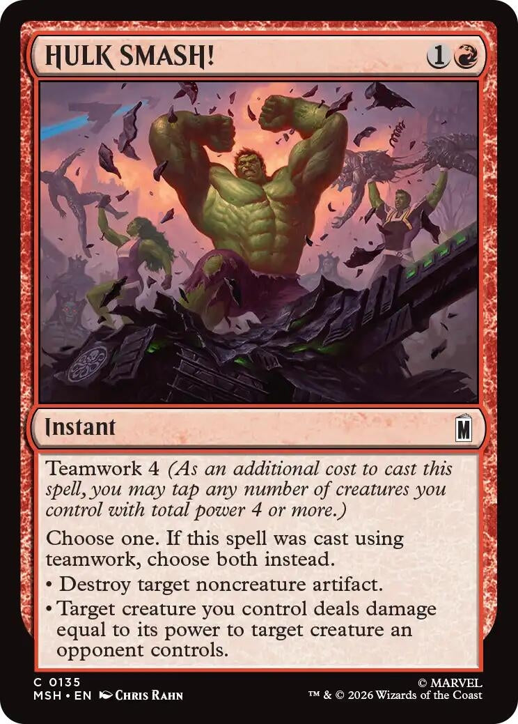 Image for HULK SMASH! [135] - Magic: The Gathering