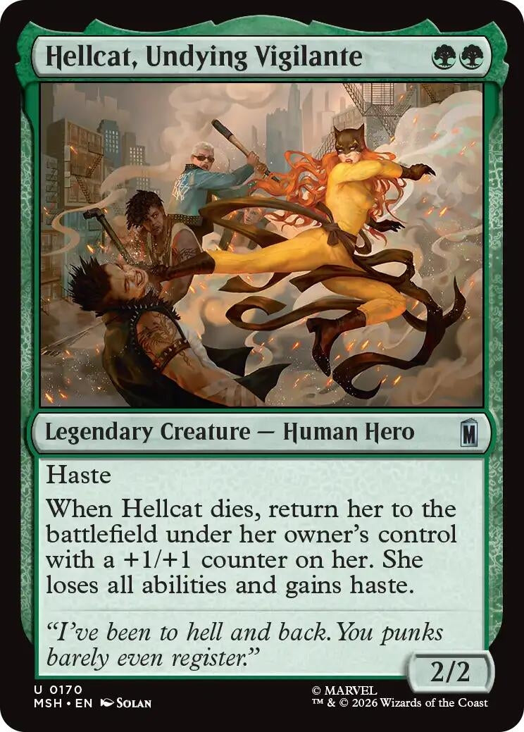 Image for Hellcat, Undying Vigilante [170] - Magic: The Gathering