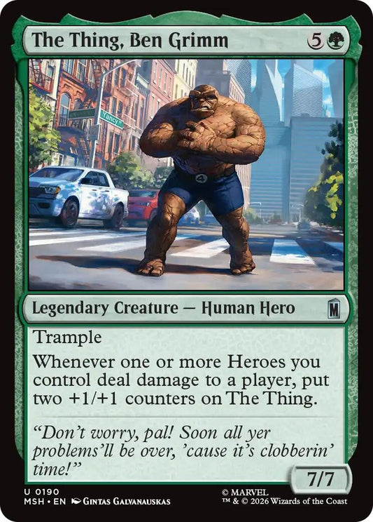 Image for The Thing, Ben Grimm [190] - Magic: The Gathering