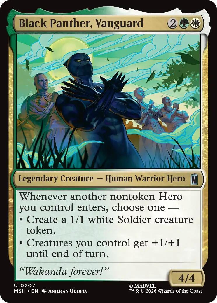 Image for Black Panther, Vanguard [207] - Magic: The Gathering