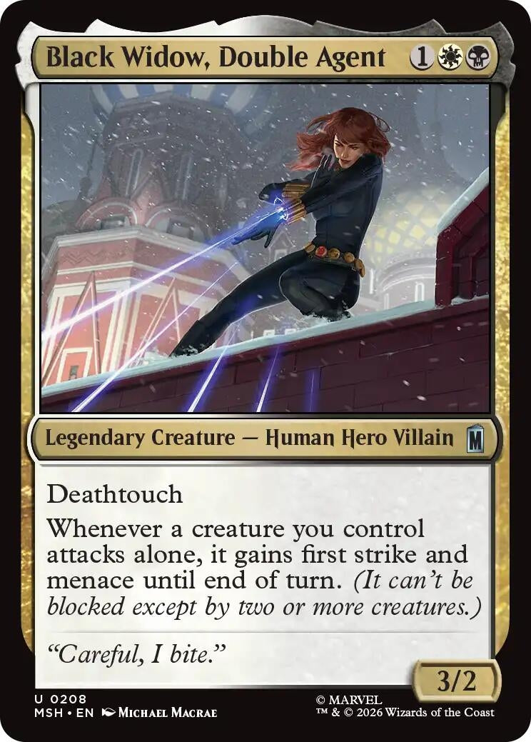 Image for Black Widow, Double Agent [208] - Magic: The Gathering
