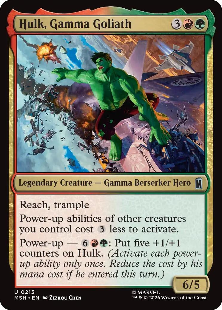 Image for Hulk, Gamma Goliath [215] - Magic: The Gathering