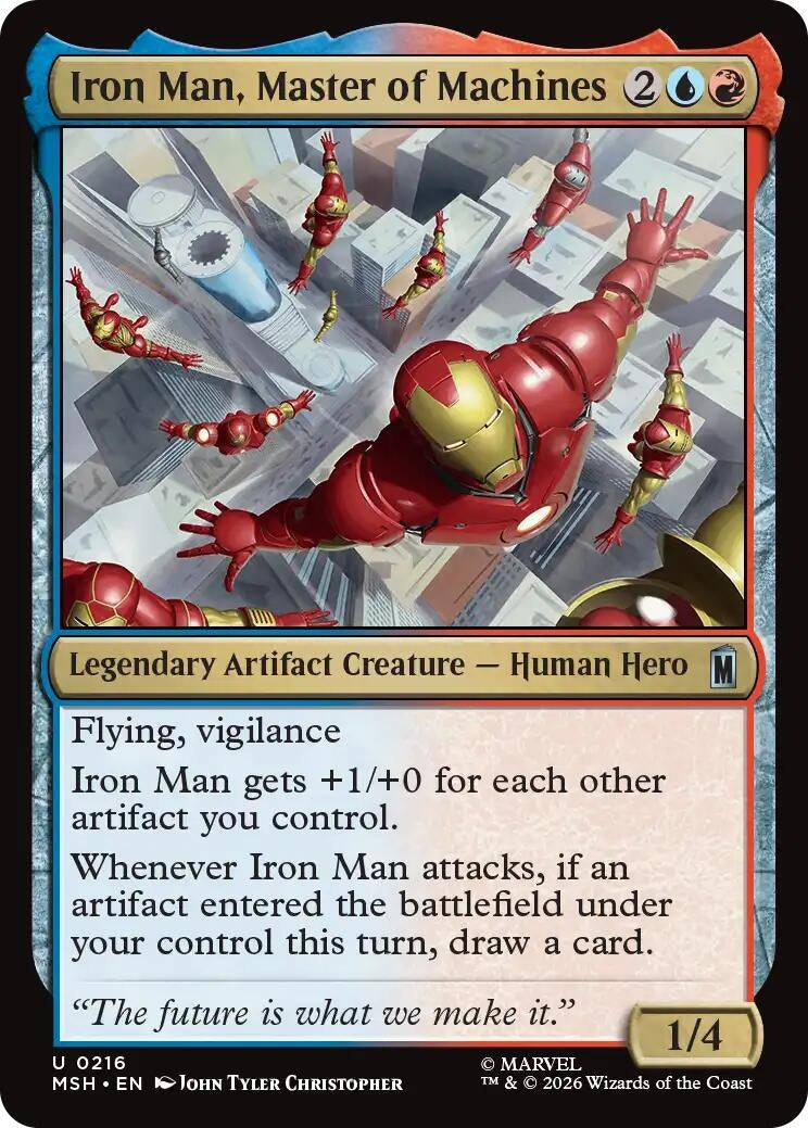 Image for Iron Man, Master of Machines [216] - Magic: The Gathering
