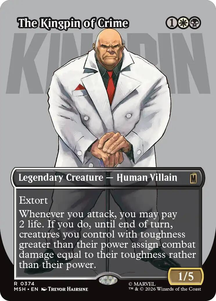 Image for The Kingpin of Crime (Borderless) (0374) [374] - Magic: The Gathering