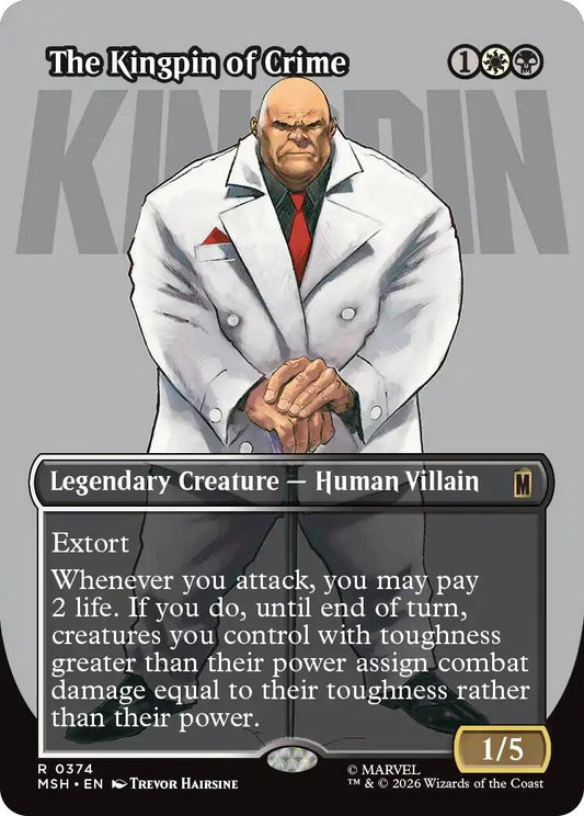 Image for The Kingpin of Crime (Borderless) (0374) [374] - Magic: The Gathering