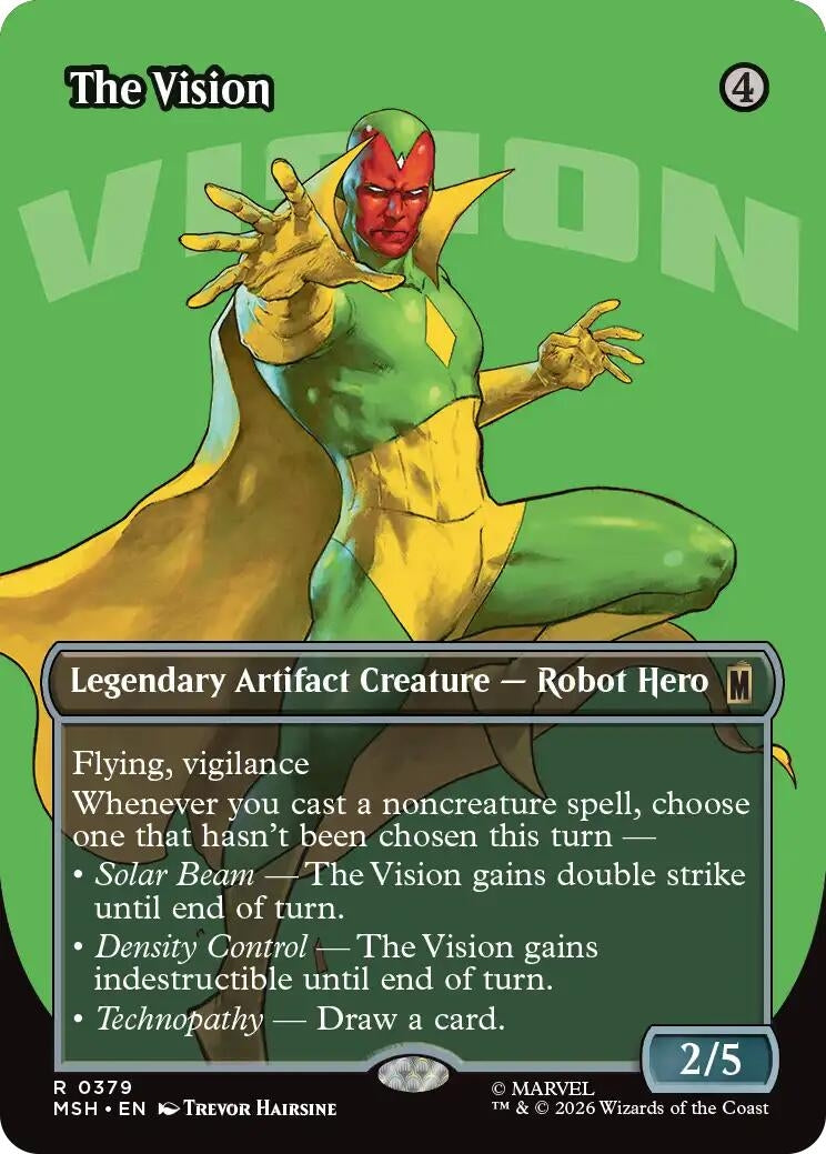 Image for The Vision (Borderless) [379] - Magic: The Gathering