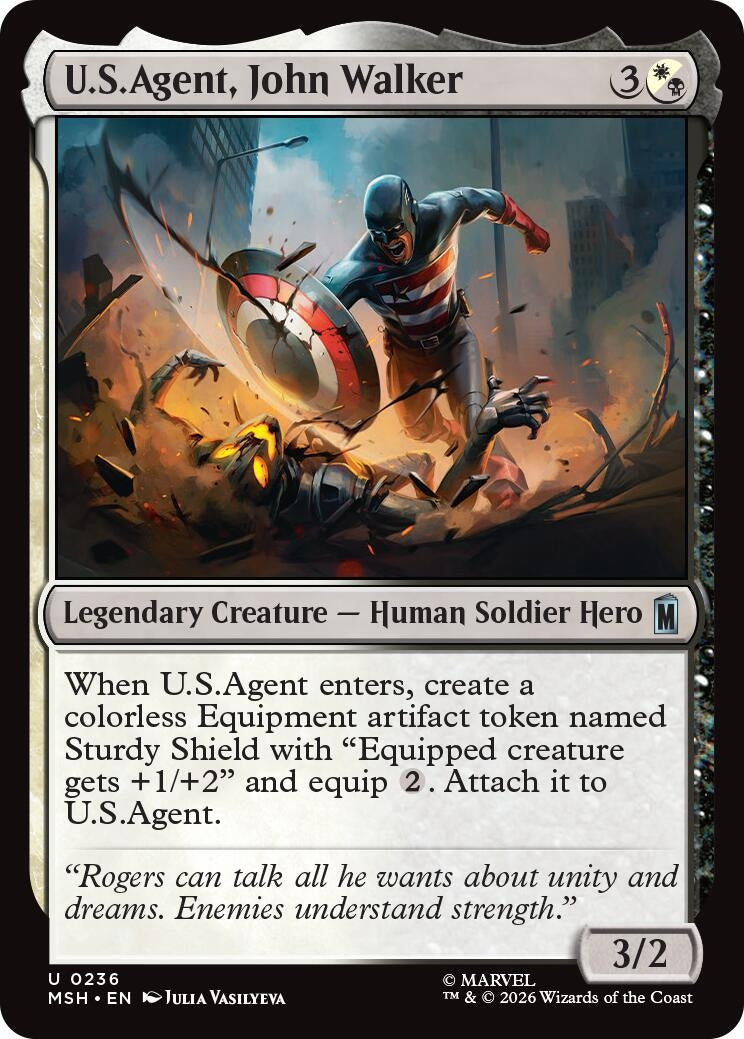 Image for U.S.Agent, John Walker [236] - Magic: The Gathering