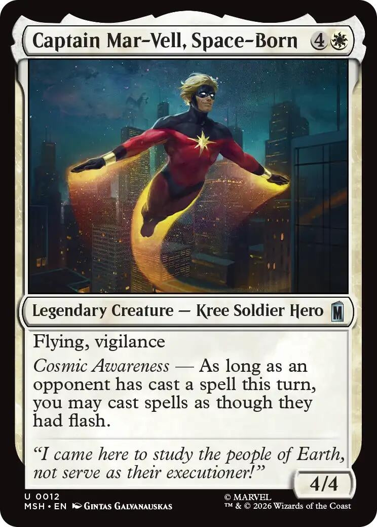 Image for Captain Mar-Vell, Space-Born [12] - Magic: The Gathering