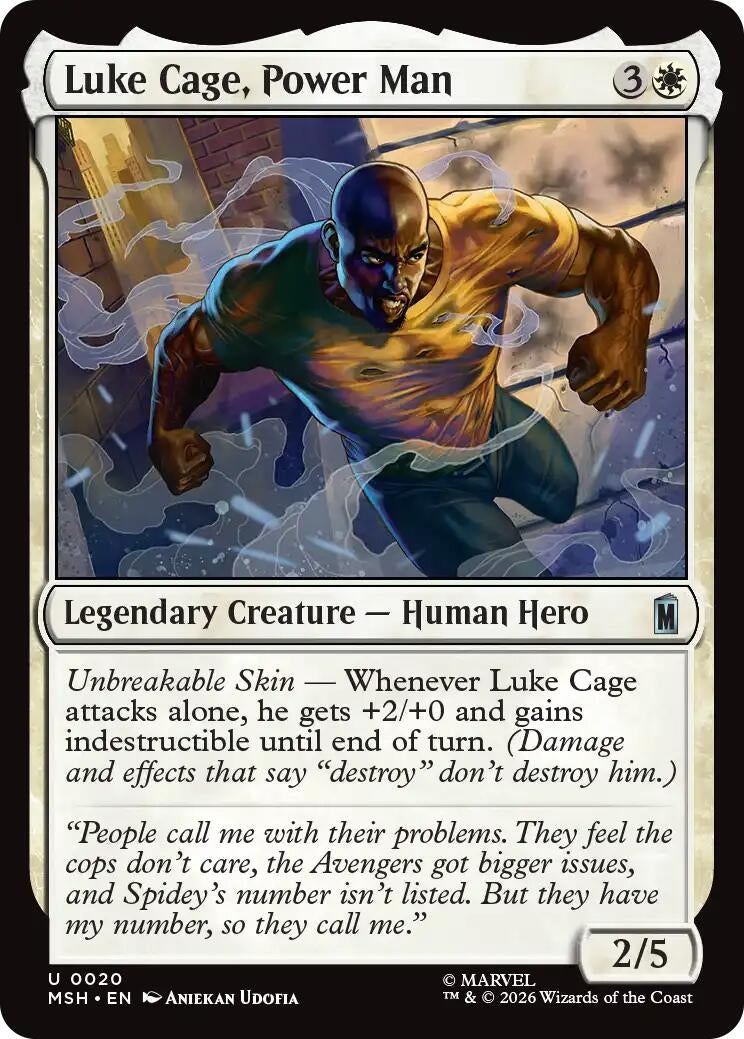 Image for Luke Cage, Power Man [20] - Magic: The Gathering