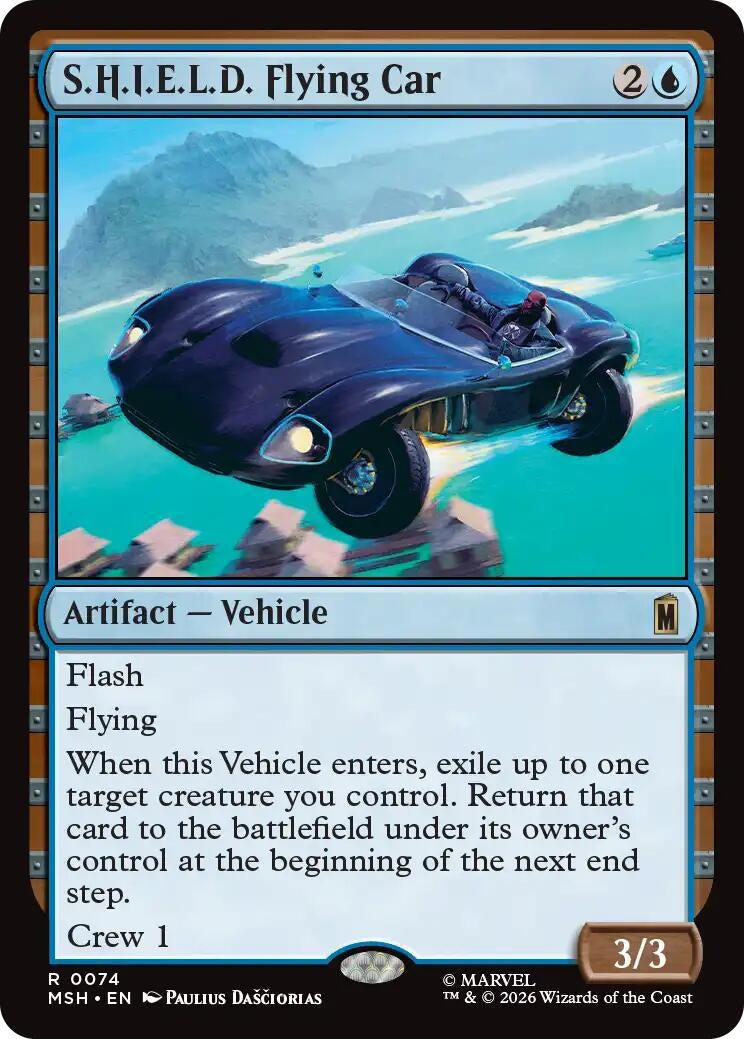 Image for S.H.I.E.L.D. Flying Car [74] - Magic: The Gathering