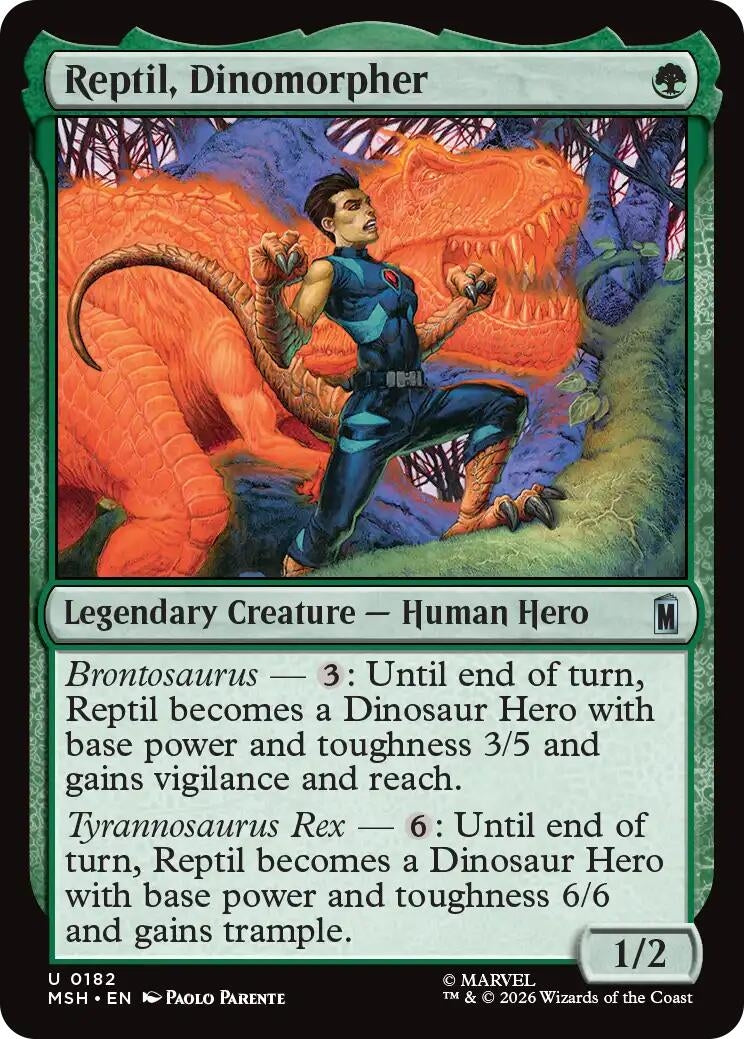 Image for Reptil, Dinomorpher [182] - Magic: The Gathering