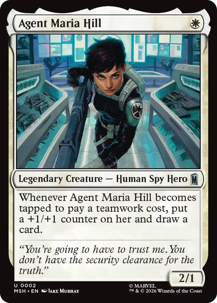 Image for Agent Maria Hill [2] - Magic: The Gathering