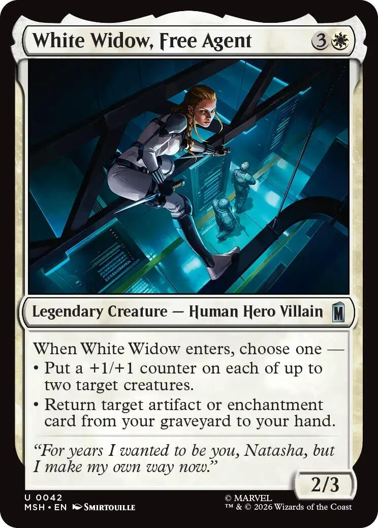 Image for White Widow, Free Agent [42] - Magic: The Gathering