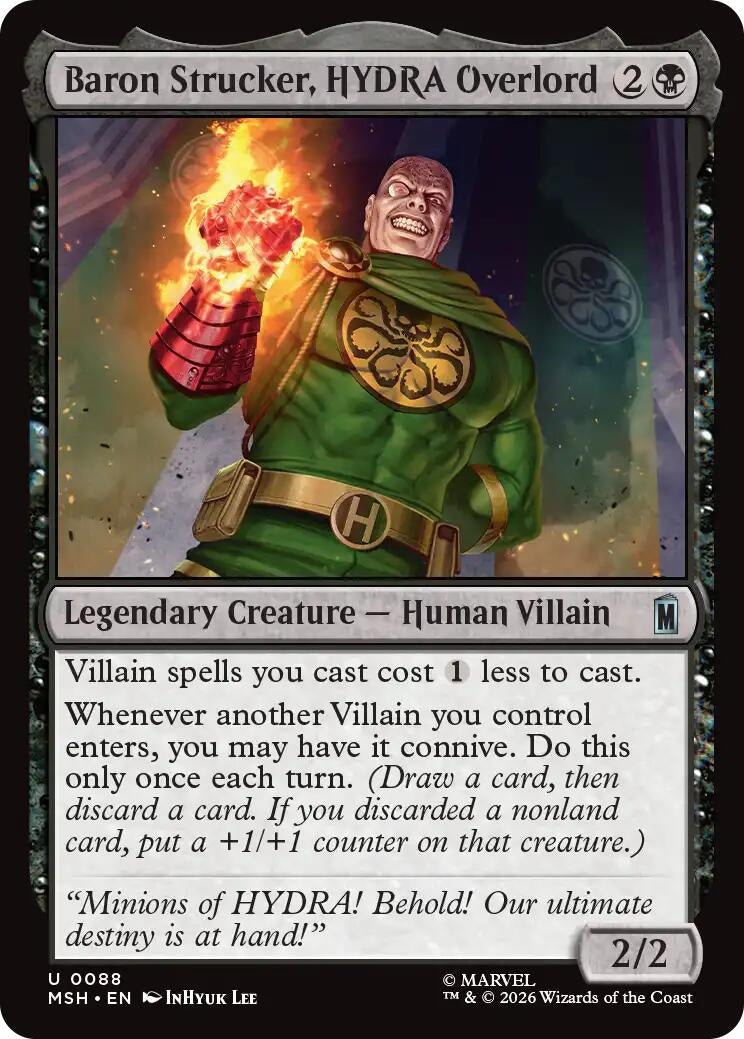 Image for Baron Strucker, HYDRA Overlord [88] - Magic: The Gathering