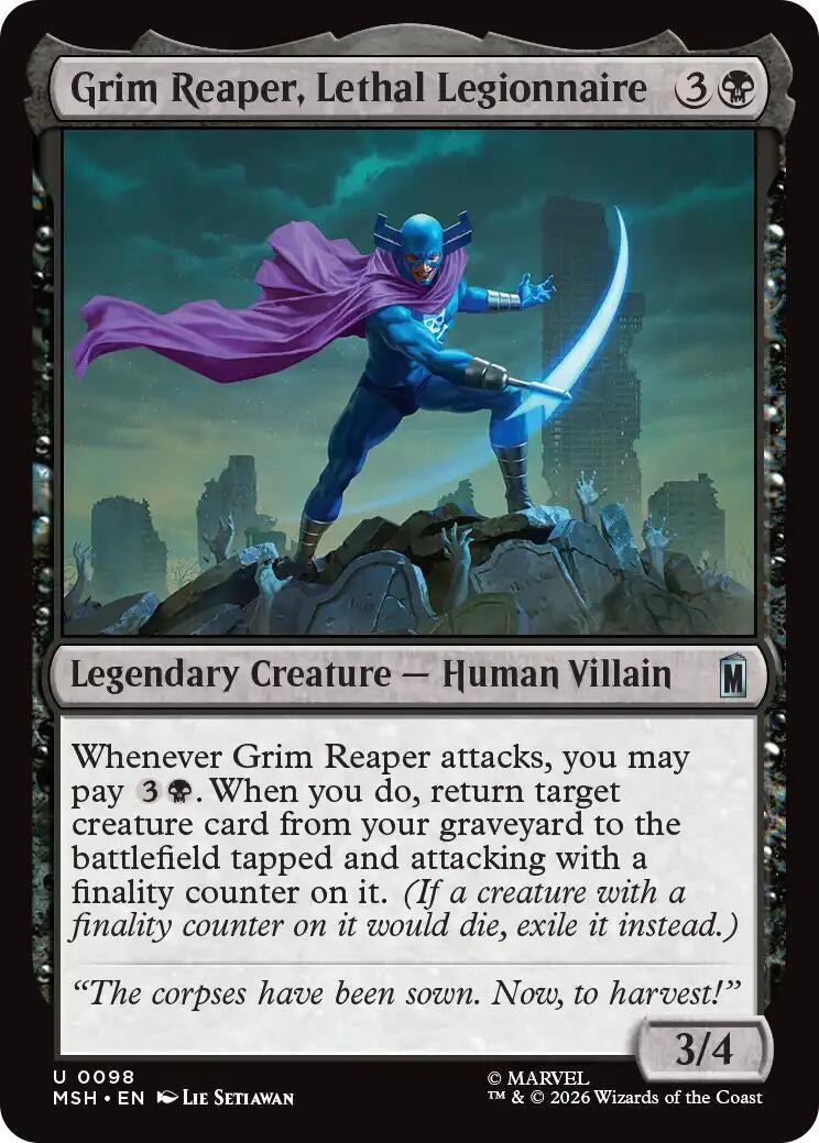 Image for Grim Reaper, Lethal Legionnaire [98] - Magic: The Gathering