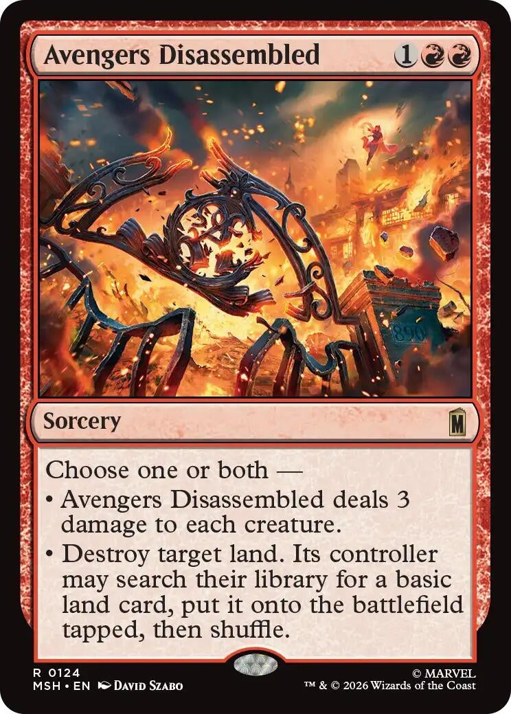 Image for Avengers Disassembled [124] - Magic: The Gathering