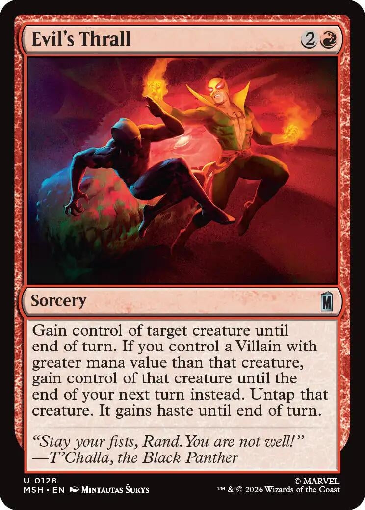 Image for Evil's Thrall [128] - Magic: The Gathering