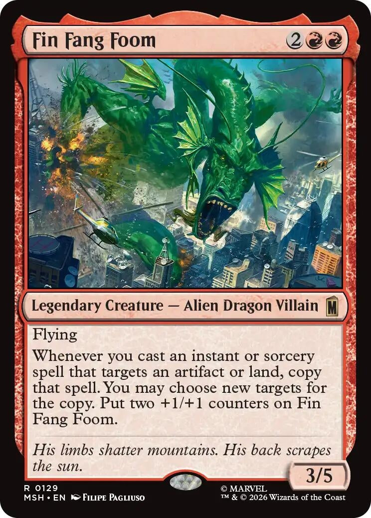 Image for Fin Fang Foom [129] - Magic: The Gathering