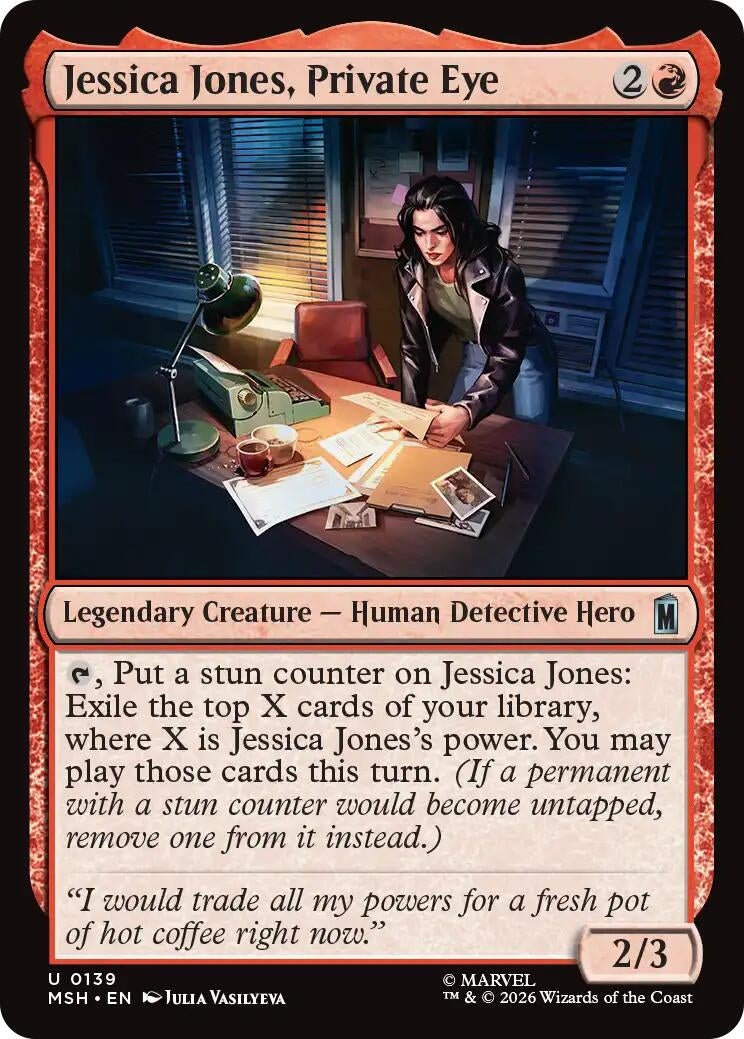 Image for Jessica Jones, Private Eye [139] - Magic: The Gathering