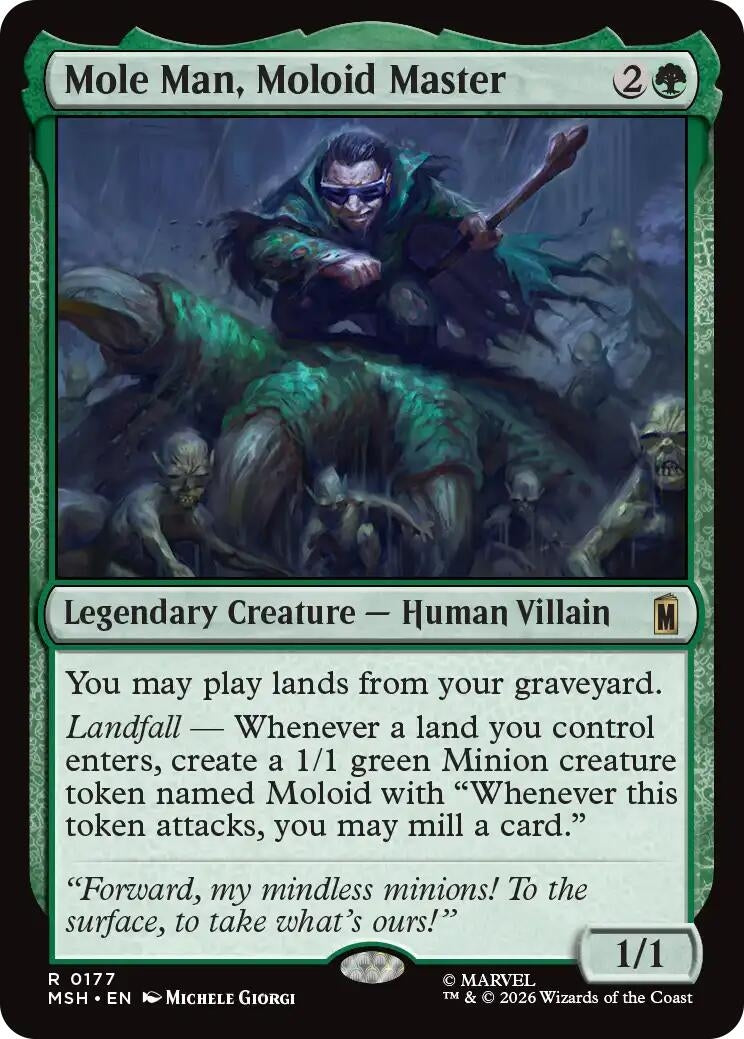 Image for Mole Man, Moloid Master [177] - Magic: The Gathering