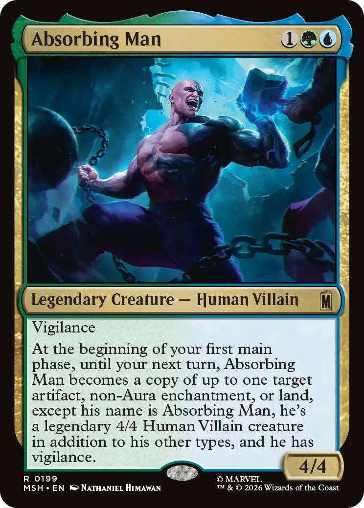 Image for Absorbing Man [199] - Magic: The Gathering