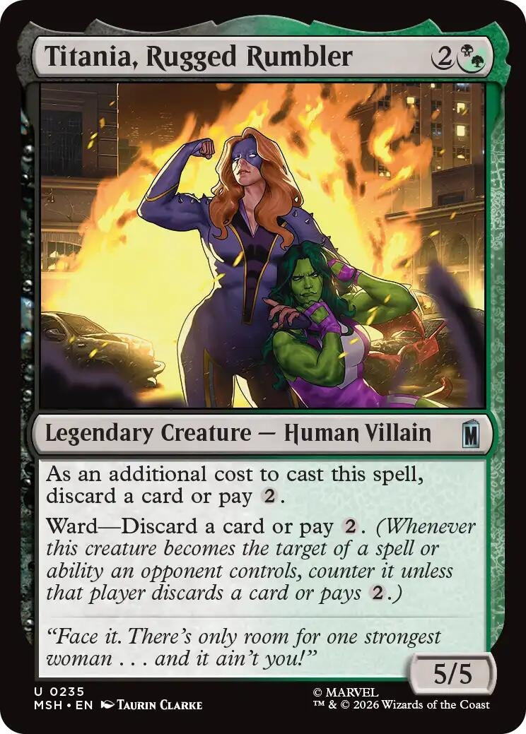 Image for Titania, Rugged Rumbler [235] - Magic: The Gathering