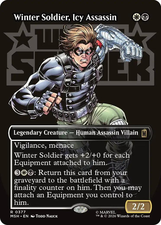 Image for Winter Soldier, Icy Assassin (Borderless) [377] - Magic: The Gathering