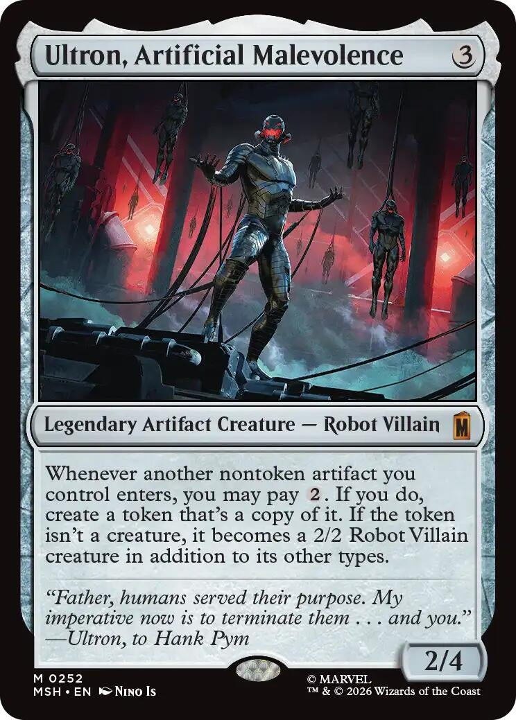 Image for Ultron, Artificial Malevolence [252] - Magic: The Gathering