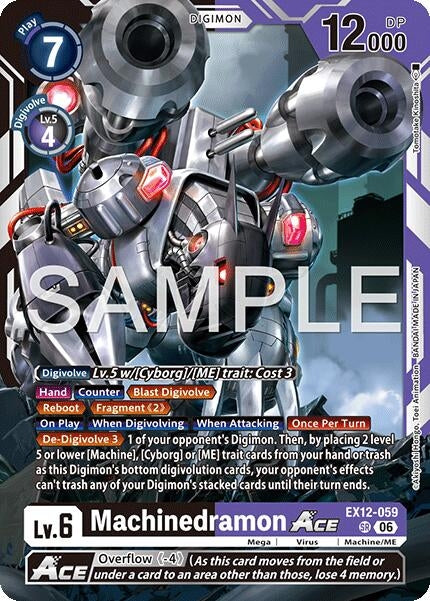 Image for Machinedramon ACE [EX12-059 SR] - Digimon Card Game