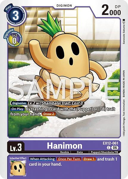 Image for Hanimon [EX12-061 C] - Digimon Card Game
