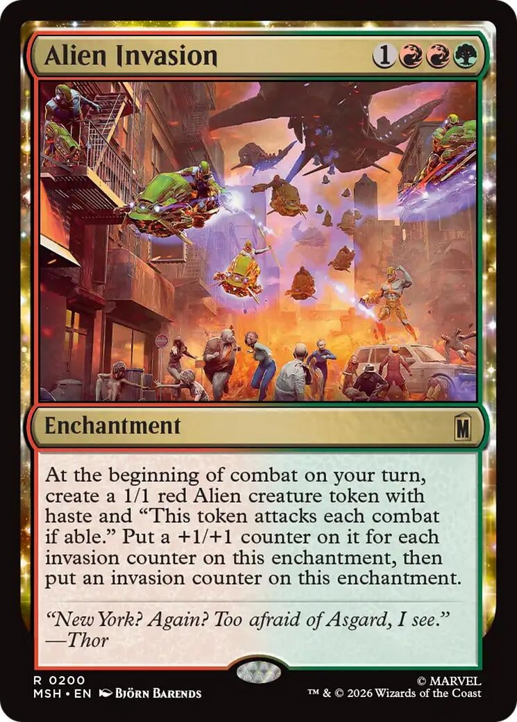 Image for Alien Invasion [200] - Magic: The Gathering