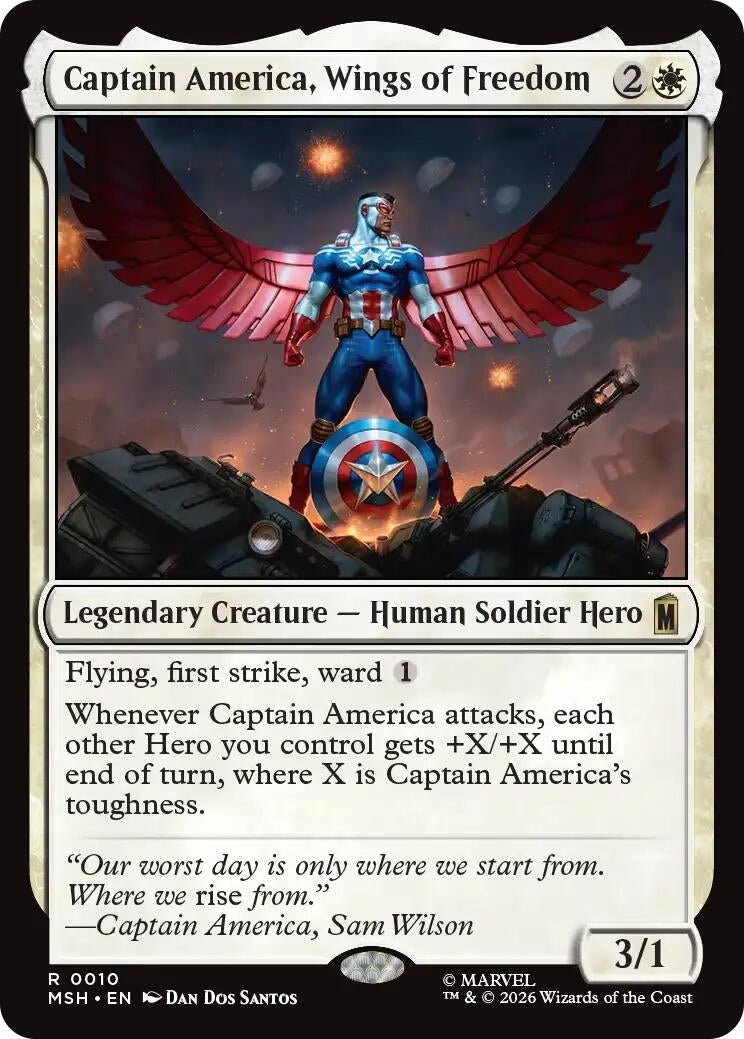Image for Captain America, Wings of Freedom [10] - Magic: The Gathering