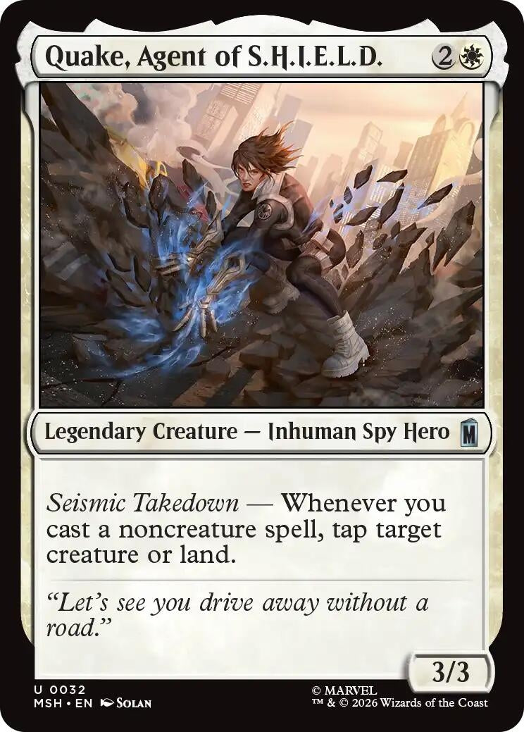 Image for Quake, Agent of S.H.I.E.L.D. [32] - Magic: The Gathering