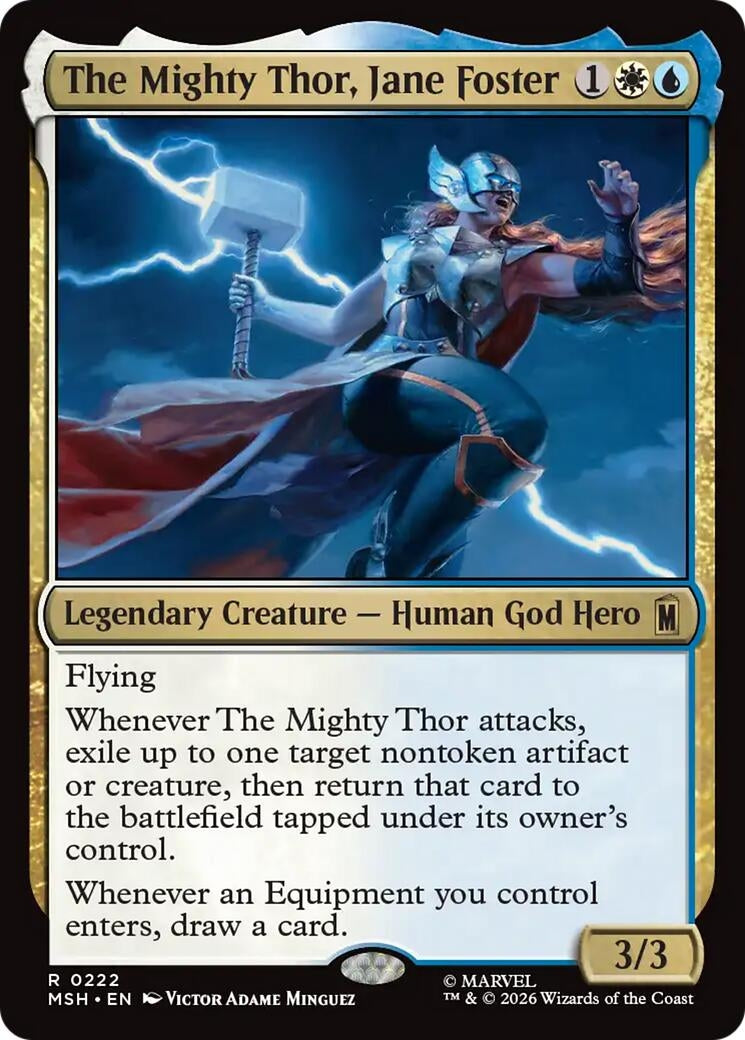 Image for The Mighty Thor, Jane Foster [222] - Magic: The Gathering