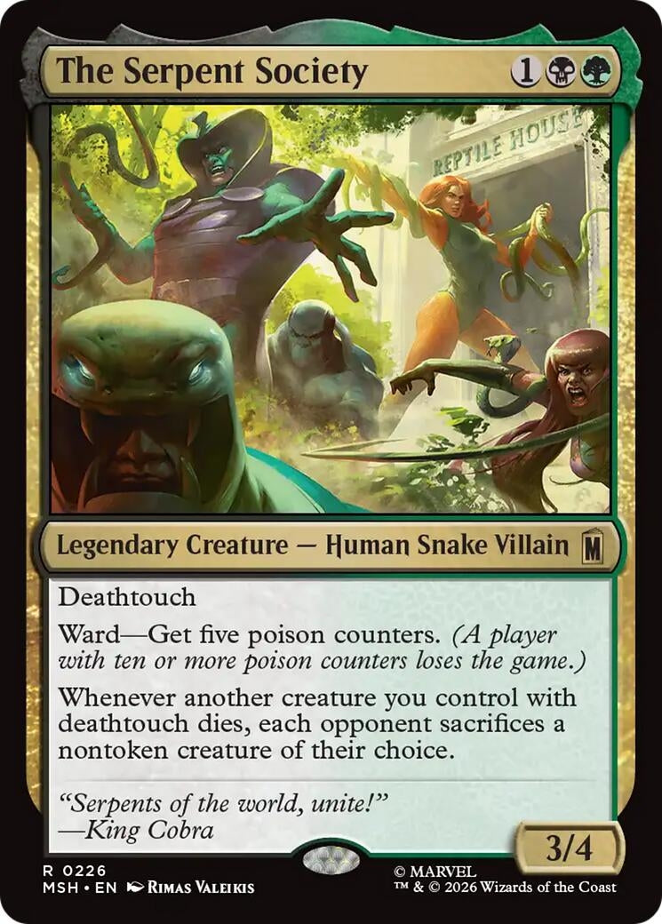 Image for The Serpent Society [226] - Magic: The Gathering