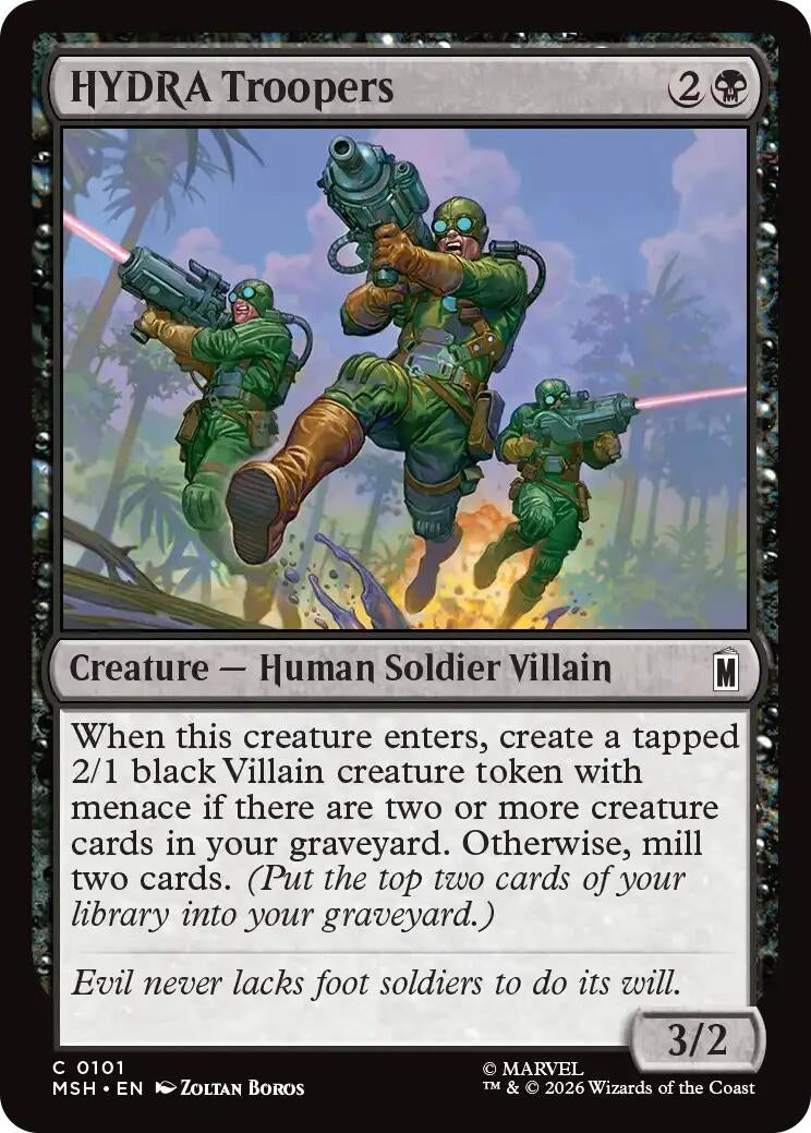 Image for HYDRA Troopers [101] - Magic: The Gathering