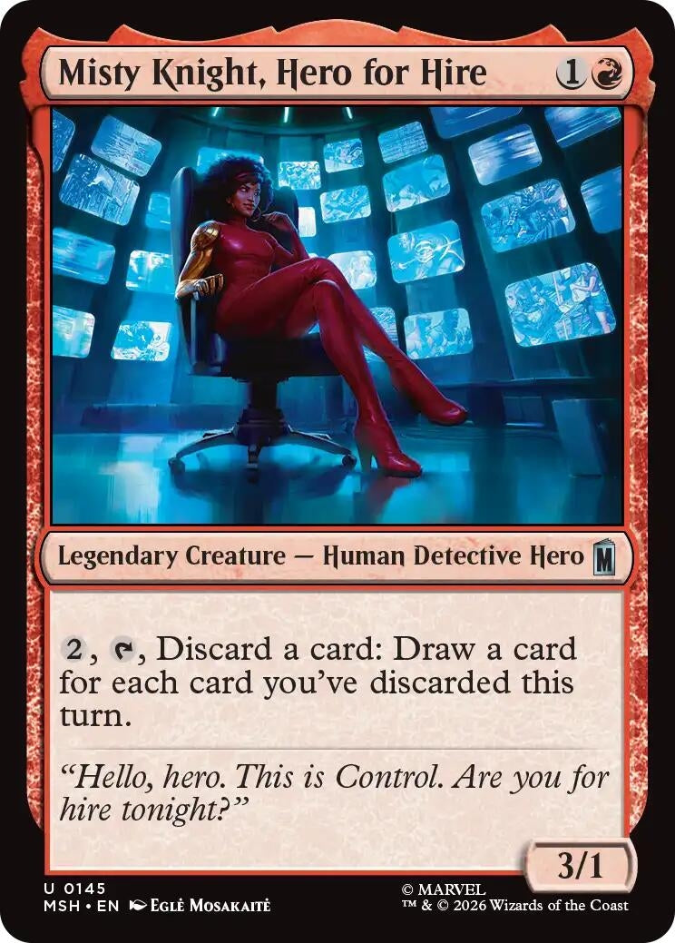 Image for Misty Knight, Hero for Hire [145] - Magic: The Gathering