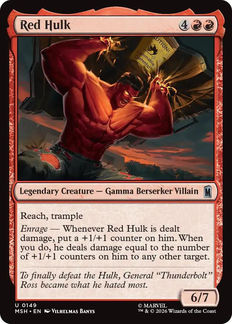 Image for Red Hulk [149] - Magic: The Gathering