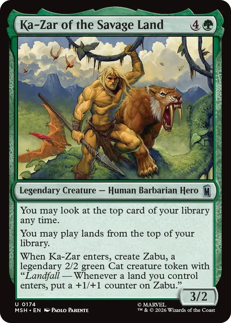 Image for Ka-Zar of the Savage Land [174] - Magic: The Gathering