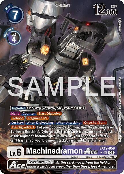 Image for Machinedramon ACE (Alternate Art) [EX12-059 SR] - Digimon Card Game