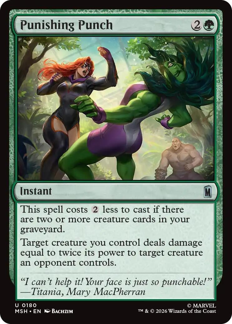 Image for Punishing Punch [180] - Magic: The Gathering