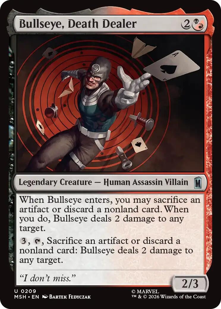 Image for Bullseye, Death Dealer [209] - Magic: The Gathering