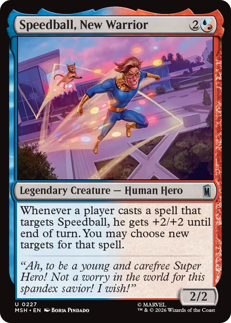 Image for Speedball, New Warrior [227] - Magic: The Gathering