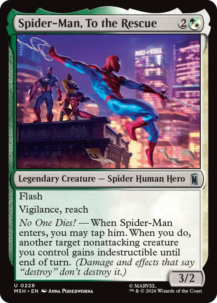 Image for Spider-Man, To the Rescue [228] - Magic: The Gathering