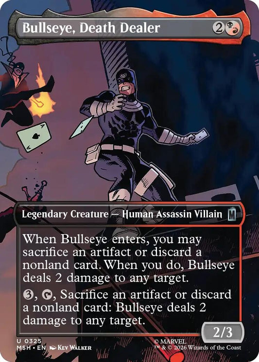 Image for Bullseye, Death Dealer (Borderless) [325] - Magic: The Gathering